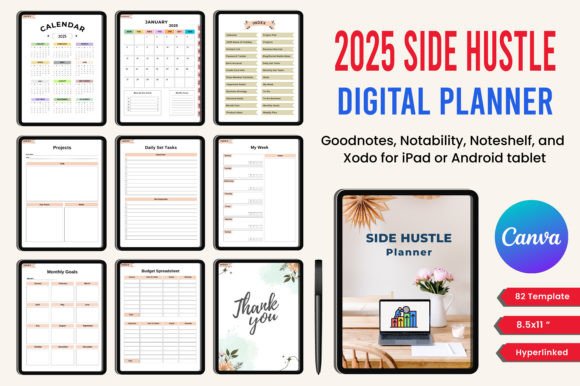 2025 Digital Side Hustle Project Planner: A Strategic Tool for Modern Entrepreneurs