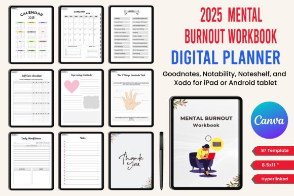 2025 Mental Burnout Workbook Digital: A Comprehensive Tool for Mental Wellness