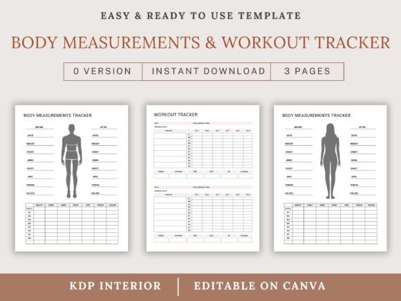 Body Measurements Workout Tracker: A Strategic Tool for Measuring Progress and Achieving Fitness Goals