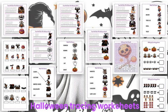 Halloween Tracing Worksheets: A Creative and Educational Resource for All