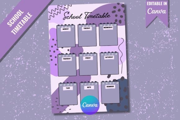 Printable School Time Table: A Modern Tool for Organized Learning
