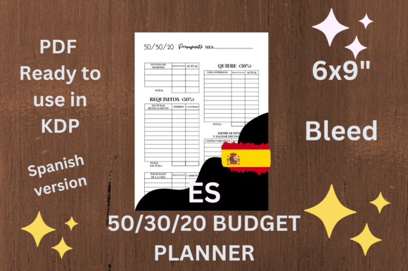 Spanish 50 30 20 Budget Planner