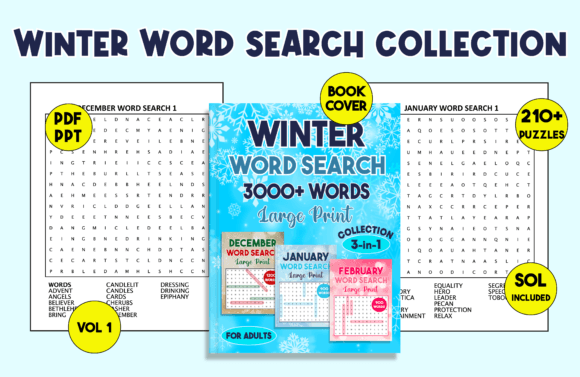 Winter Word Search Collection 3 in 1