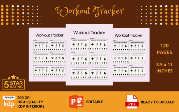 Workout Tracker KDP Interior: A Practical Tool for Fitness Enthusiasts